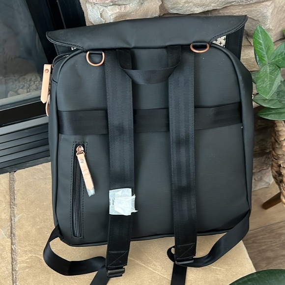 Petunia Pickle Bottom Meta Backpack {Matte Black Canvas} NWT - Picture 9 of 16
